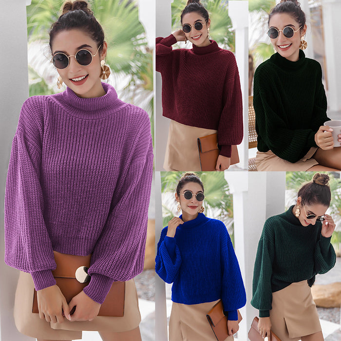 Knitwear round Neck Long Sleeve Women Clothing Sweater Spring Autumn Knitted Real Shot