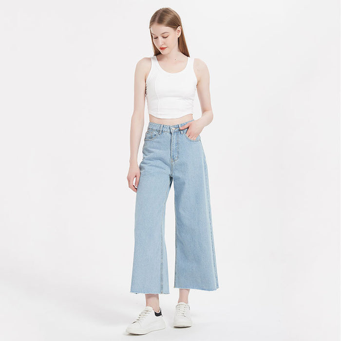 Direct High Waist Jeans Wide Leg Trousers Jeans Women